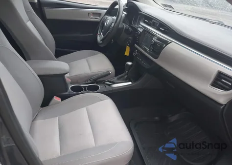 2014 Toyota Corolla Le из США, поврежденный, VIN 2T1BURHE2EC102074